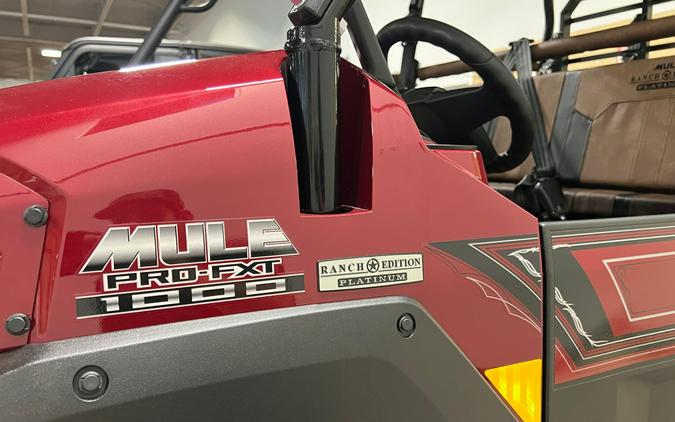 2026 Kawasaki MULE PRO-FXT 1000 Platinum Ranch Edition