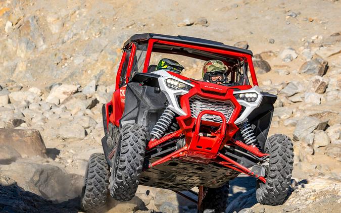 2026 Honda TALON 1000R-4 FOX LIVE VALVE Pearl Red - 600800