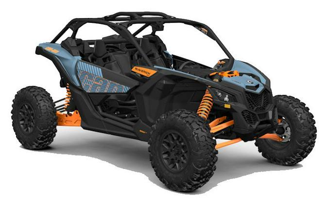 2025 Can-Am® Maverick X3 RS Turbo Scandi Blue & Orange Crush