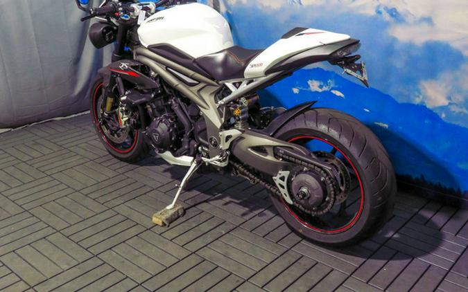 2019 Triumph Speed Triple RS Crystal White Metallic RS