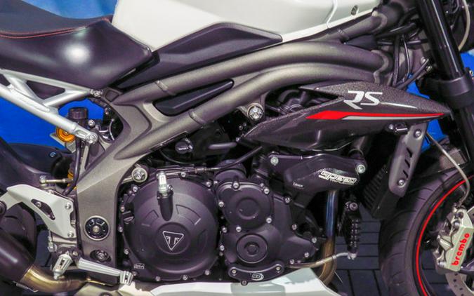 2019 Triumph Speed Triple RS Crystal White Metallic RS