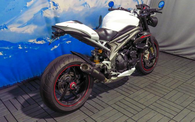 2019 Triumph Speed Triple RS Crystal White Metallic RS