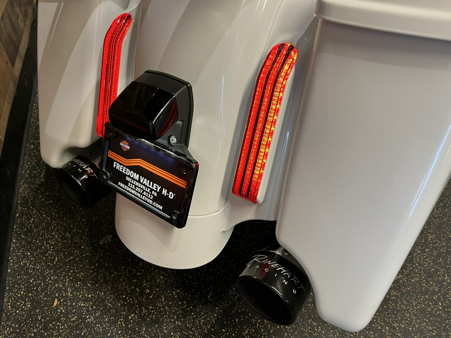 2016 Harley-Davidson® CVO™ Street Glide® White Amethyst with Black Licorice Flames
