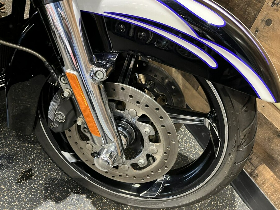 2016 Harley-Davidson® CVO™ Street Glide® White Amethyst with Black Licorice Flames
