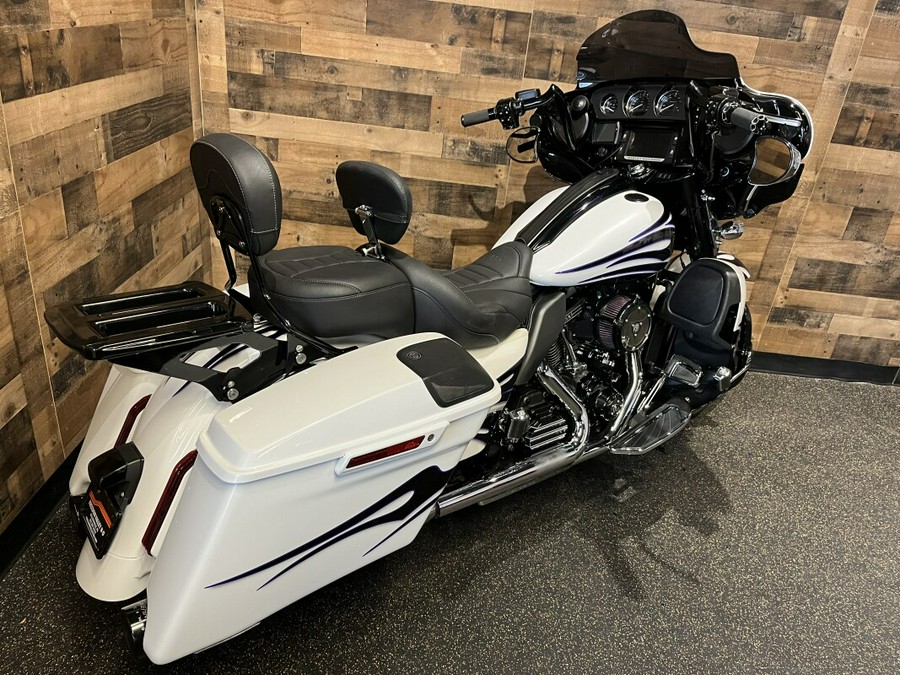 2016 Harley-Davidson® CVO™ Street Glide® White Amethyst with Black Licorice Flames