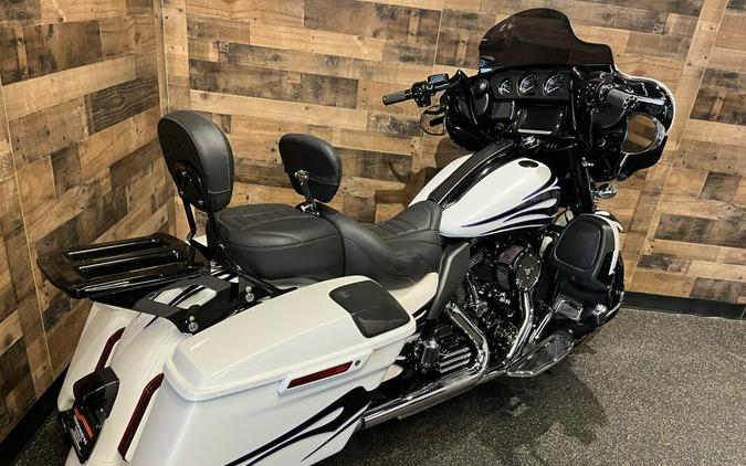 2016 Harley-Davidson® CVO™ Street Glide® White Amethyst with Black Licorice Flames