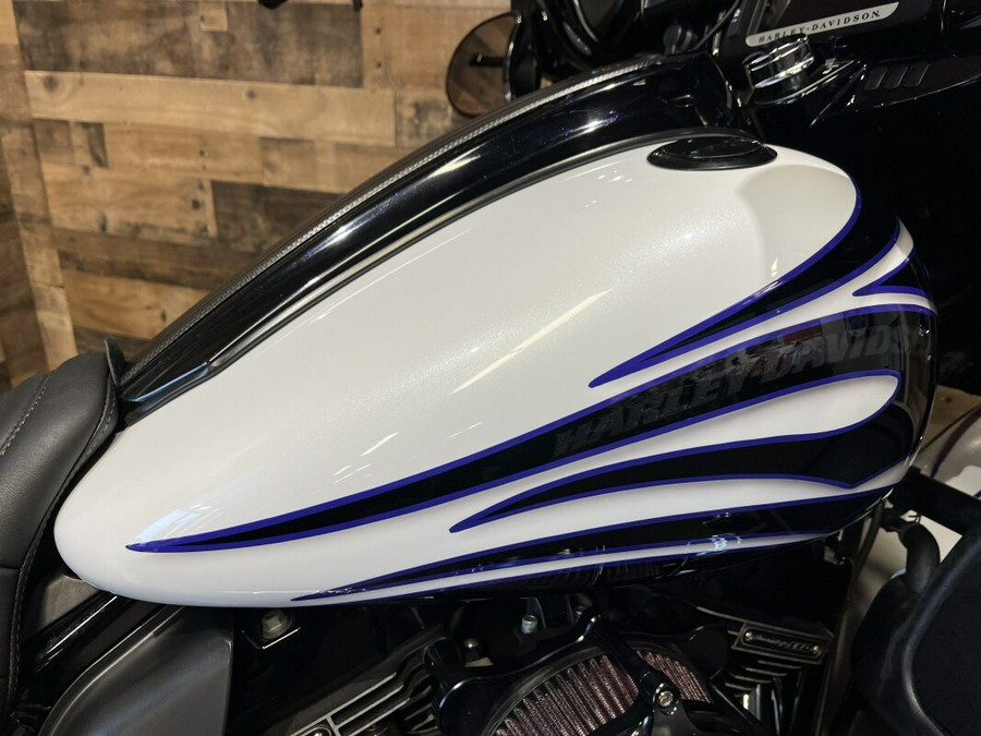 2016 Harley-Davidson® CVO™ Street Glide® White Amethyst with Black Licorice Flames