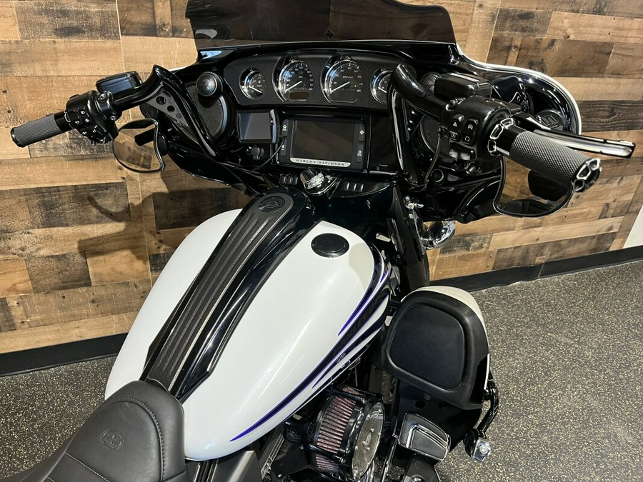 2016 Harley-Davidson® CVO™ Street Glide® White Amethyst with Black Licorice Flames