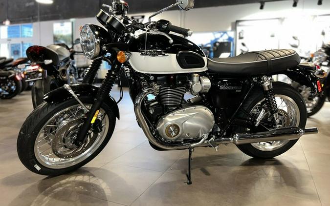 2024 Triumph Bonneville T120 Jet BlackFusion White