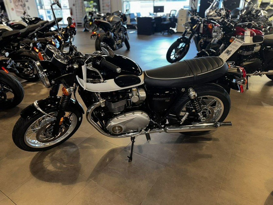 2024 Triumph Bonneville T120 Jet BlackFusion White