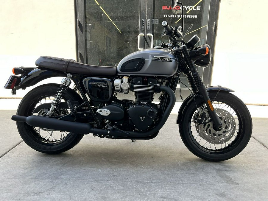 2024 Triumph Bonneville T120 Black Graphite/Matt Graphite