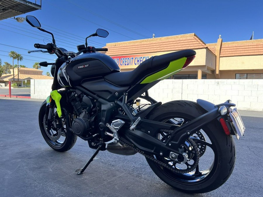 2024 Triumph Trident 660 Jet Black/Triumph Racing Yellow