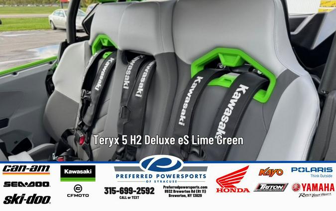 2026 Teryx 5 H2 Deluxe eS Lime Green - Kawasaki