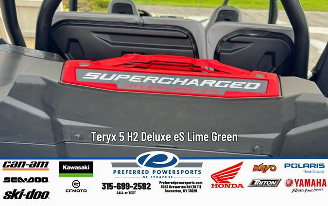 2026 Teryx 5 H2 Deluxe eS Lime Green - Kawasaki
