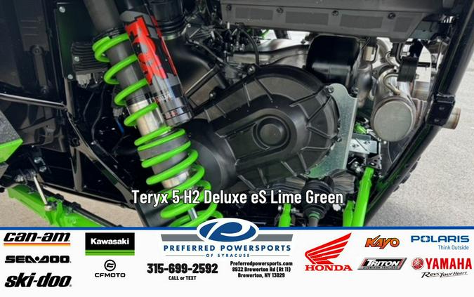 2026 Teryx 5 H2 Deluxe eS Lime Green - Kawasaki