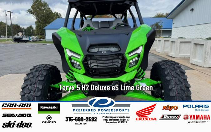 2026 Teryx 5 H2 Deluxe eS Lime Green - Kawasaki