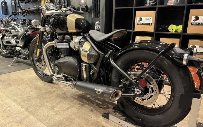 2025 Triumph Bonneville Bobber TFC Phantom Black/Marble Gold