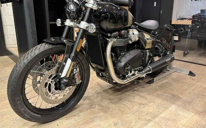 2025 Triumph Bonneville Bobber TFC Phantom Black/Marble Gold