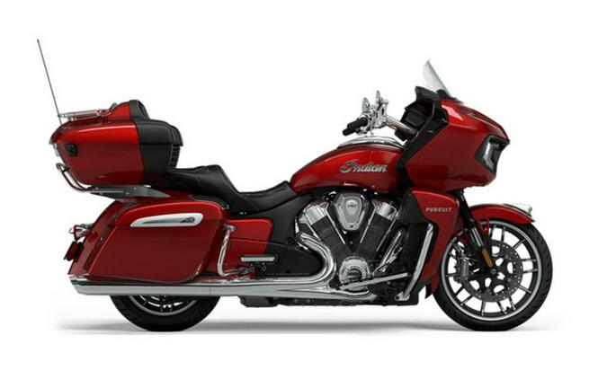 2024 Indian Pursuit Limited With Powerband Audio Package Sunset Red Metallic