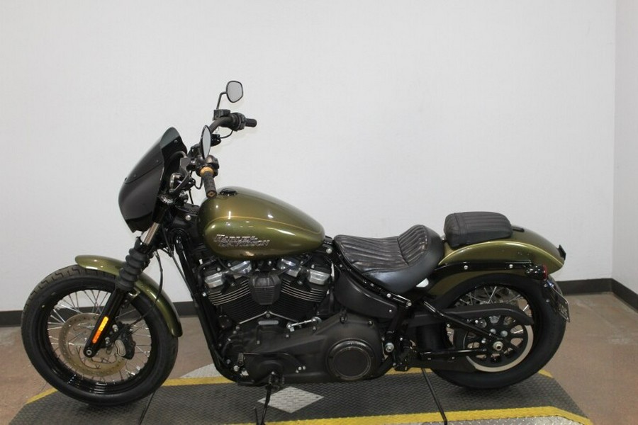 Harley-Davidson Street Bob 2018 FXBB 077122T OLIVE GOLD W/PINSTRIPE