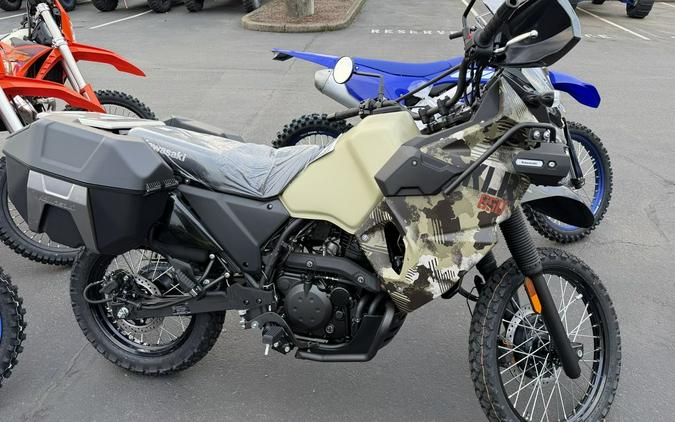 2026 Kawasaki KLR®650 Adventure ABS Cypher Camo Beige