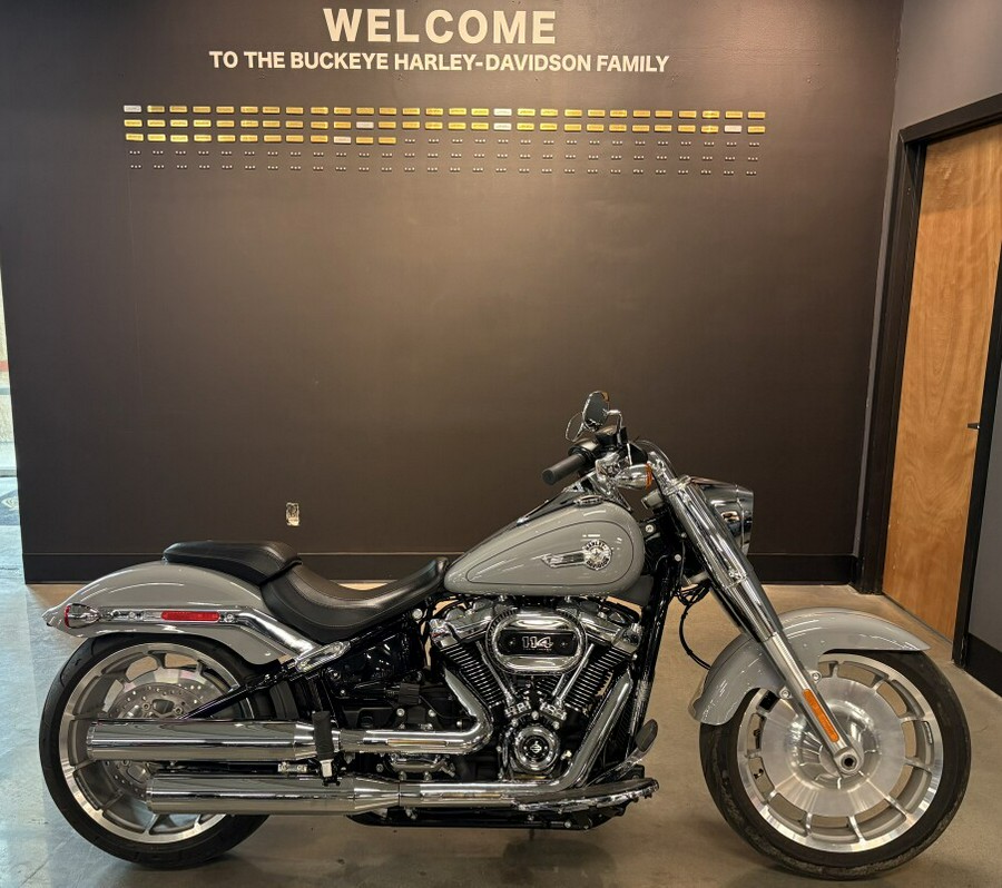 2024 Harley-Davidson® Fat Boy® 114 Billiard Gray