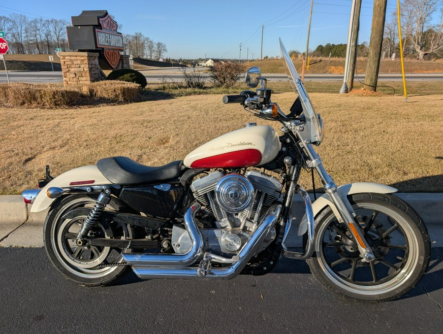 2012 Harley-Davidson® SuperLow® Two-Tone Birch White/Sunburst Red