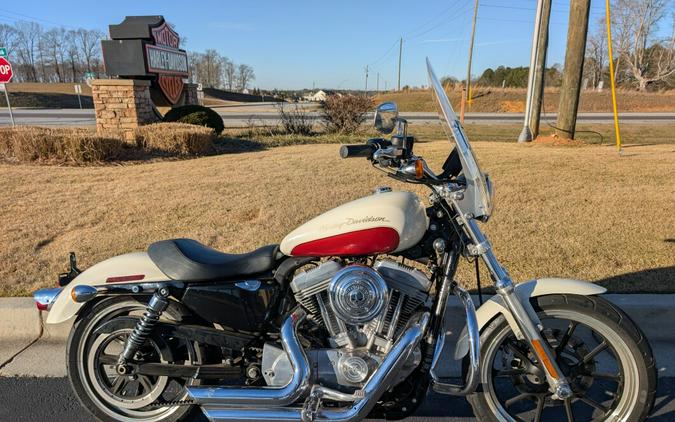 2012 Harley-Davidson® SuperLow® Two-Tone Birch White/Sunburst Red