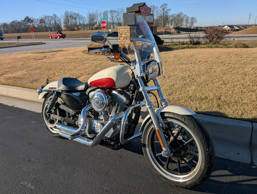 2012 Harley-Davidson® SuperLow® Two-Tone Birch White/Sunburst Red