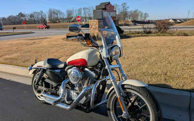 2012 Harley-Davidson® SuperLow® Two-Tone Birch White/Sunburst Red