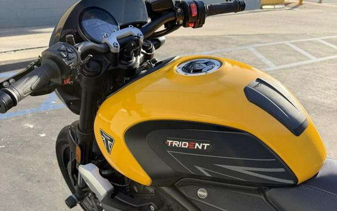2023 Triumph Trident 660 Sapphire Black