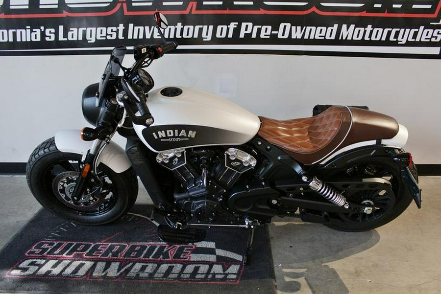 2021 Indian Motorcycle® Scout® Bobber ABS White Smoke