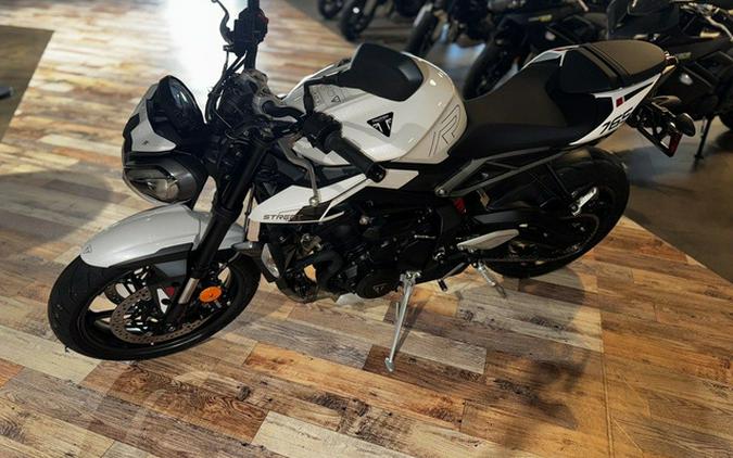 2024 Triumph Street Triple 765 R Crystal White