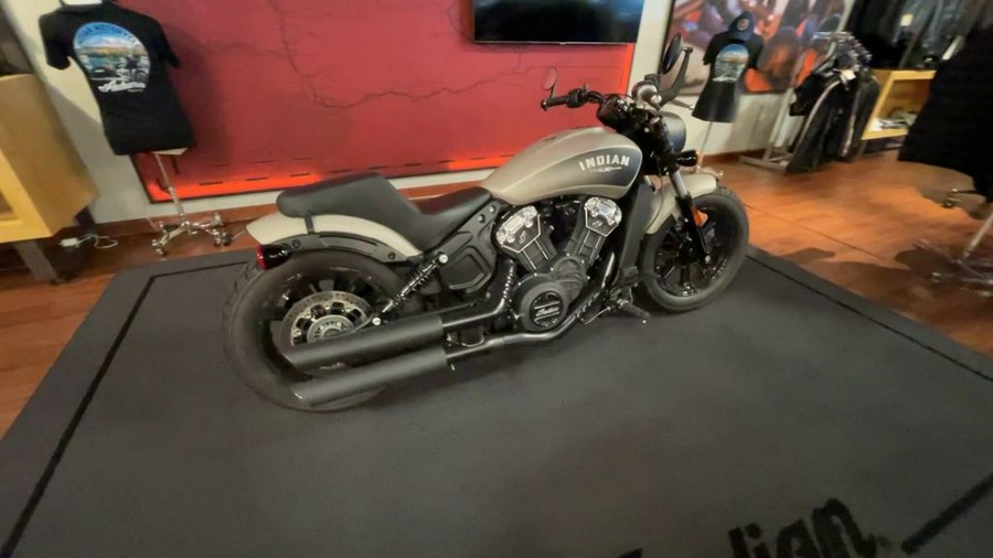 2023 Indian Motorcycle® Scout® Bobber ABS Silver Quartz Smoke