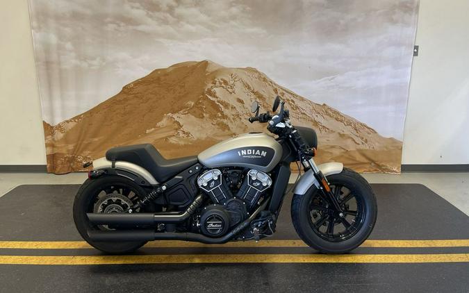 2023 Indian Motorcycle® Scout® Bobber ABS Silver Quartz Smoke