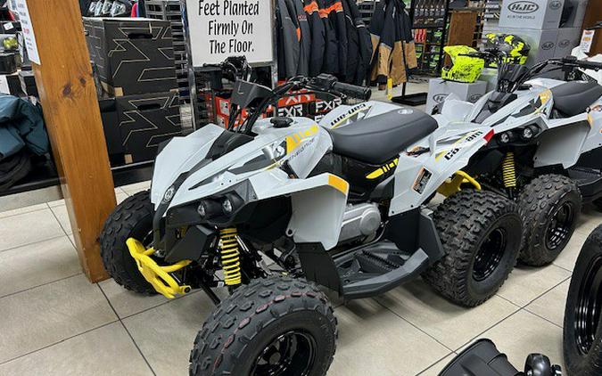 2024 Can-Am Renegade 110 EFI Gray & Yellow / Blue & Black