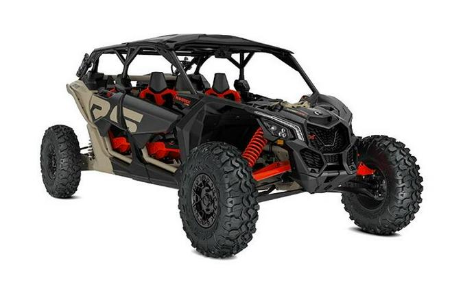 2022 Can-Am® Maverick X3 MAX X rs Turbo RR Desert Tan / Carbon Black / Can-am Red