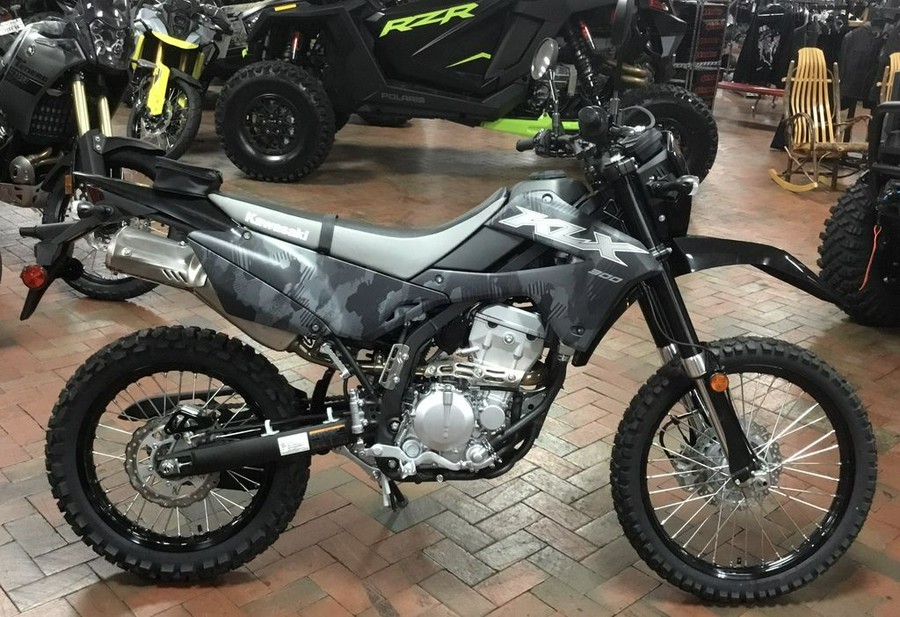 2024 Kawasaki KLX®300 Cypher Camo Gray