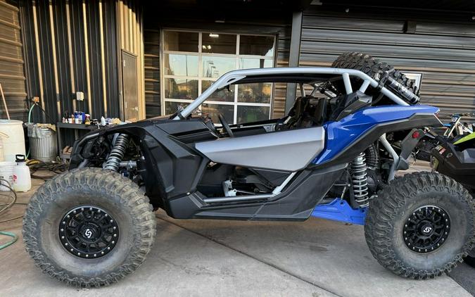 2020 Can-Am® Maverick™ X3 X™ rs Turbo RR Hyper Silver, Intense Blue & Manta Green