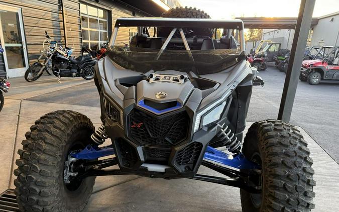 2020 Can-Am® Maverick™ X3 X™ rs Turbo RR Hyper Silver, Intense Blue & Manta Green