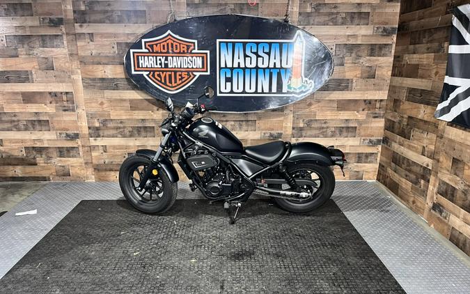 2025 Honda Rebel® 500 Matte Black Metallic