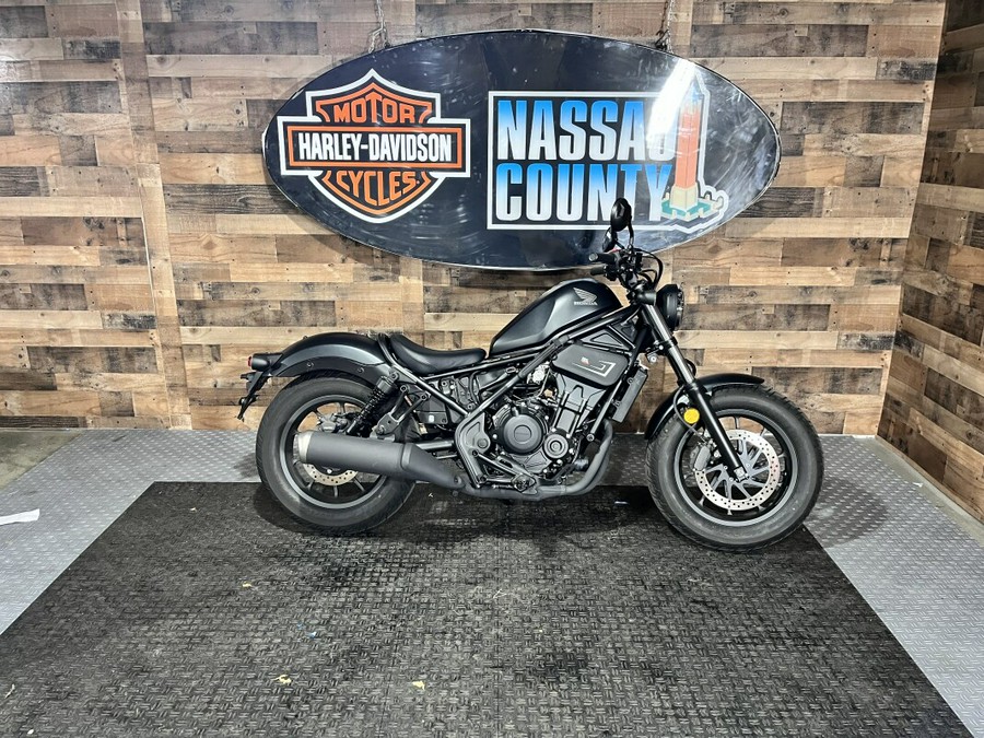 2025 Honda Rebel® 500 Matte Black Metallic