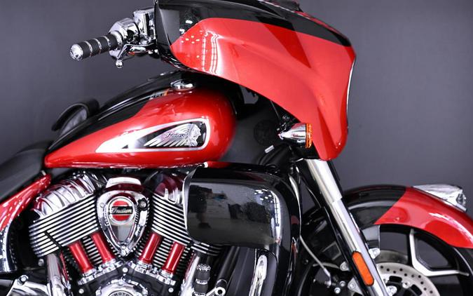 2020 Indian Motorcycle® Chieftain® Elite Thunder Black Vivid Crystal/Wildfire Red Candy