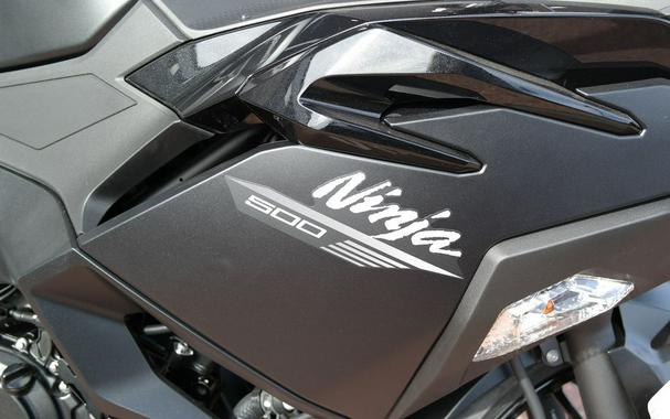 2026 Kawasaki Ninja® 500 Metallic Flat Spark Black