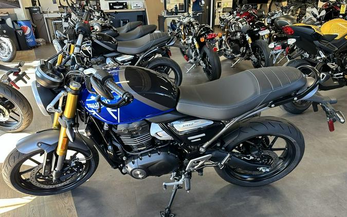 2024 Triumph Speed 400 Caspian Blue / Storm Grey