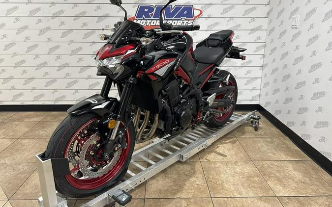 2024 Kawasaki Z900 ABS Candy Persimmon Red/Ebony