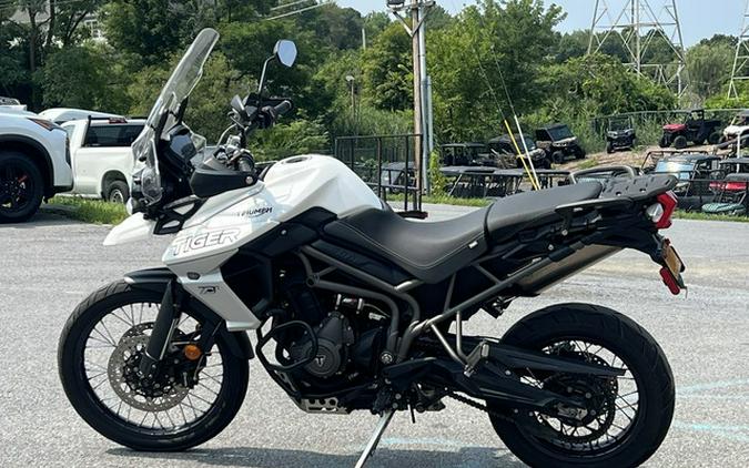 2018 Triumph Tiger 800 XCX Crystal White