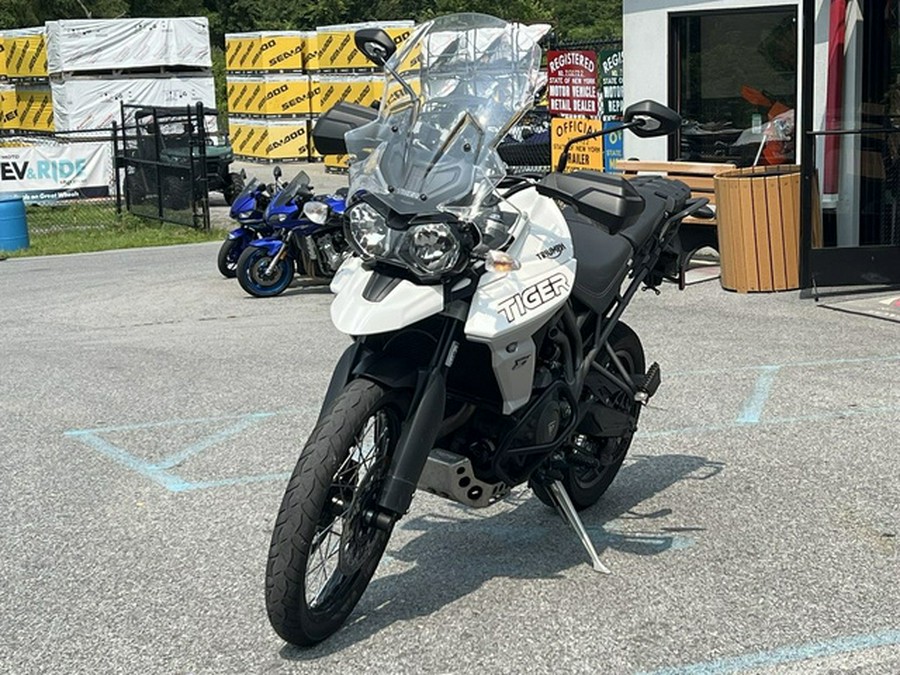 2018 Triumph Tiger 800 XCX Crystal White