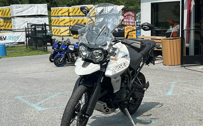 2018 Triumph Tiger 800 XCX Crystal White