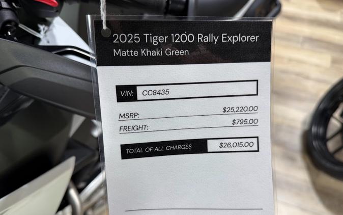 2025 Tiger 1200 Rally Explorer (Euro 5a) - Triumph